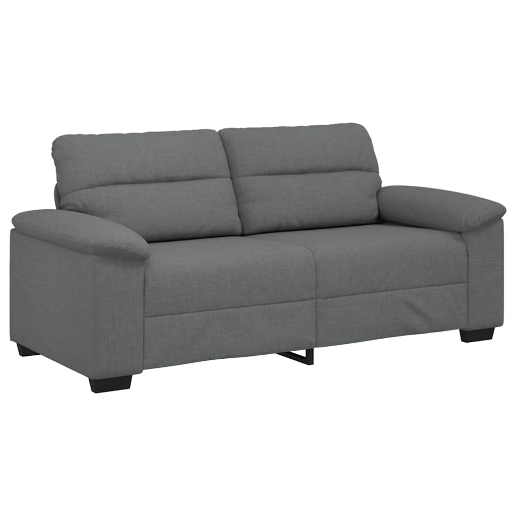 2-zitsbank 140 cm stof donkergrijs