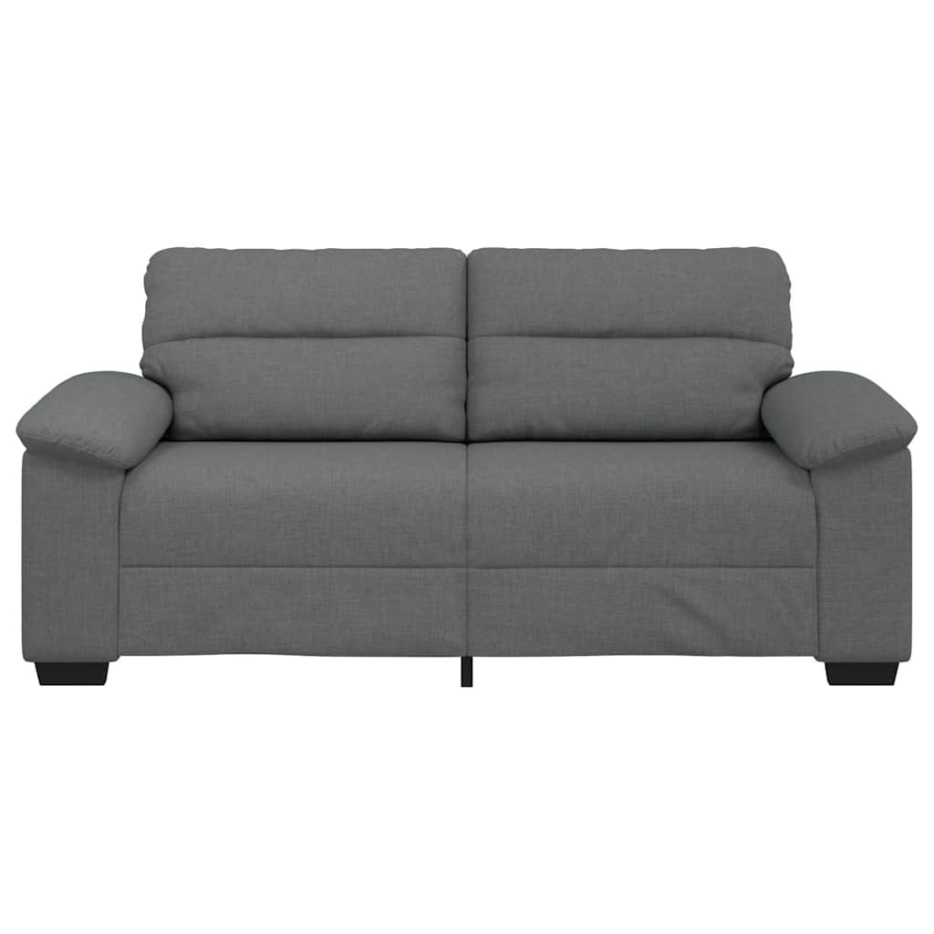 2-zitsbank 140 cm stof donkergrijs