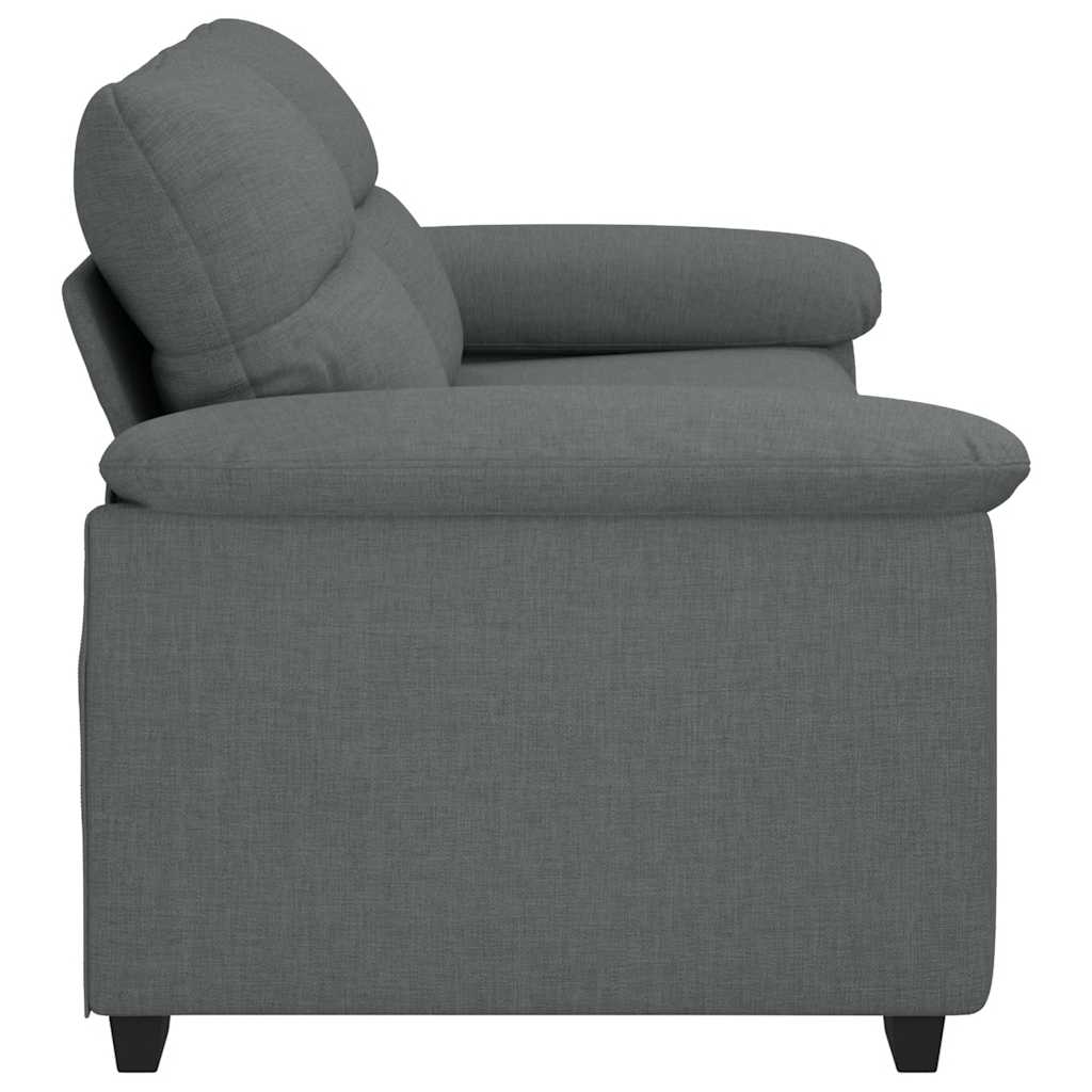 2-zitsbank 140 cm stof donkergrijs