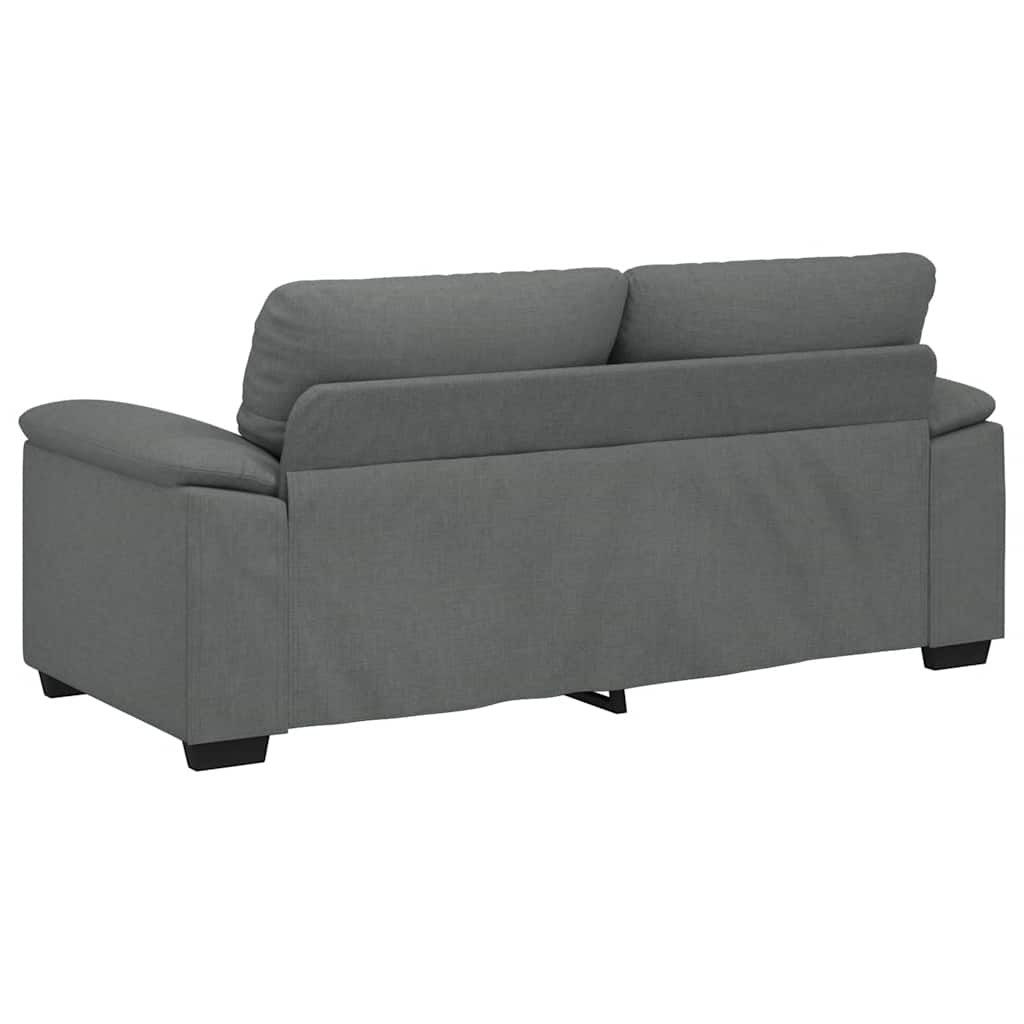 2-zitsbank 140 cm stof donkergrijs