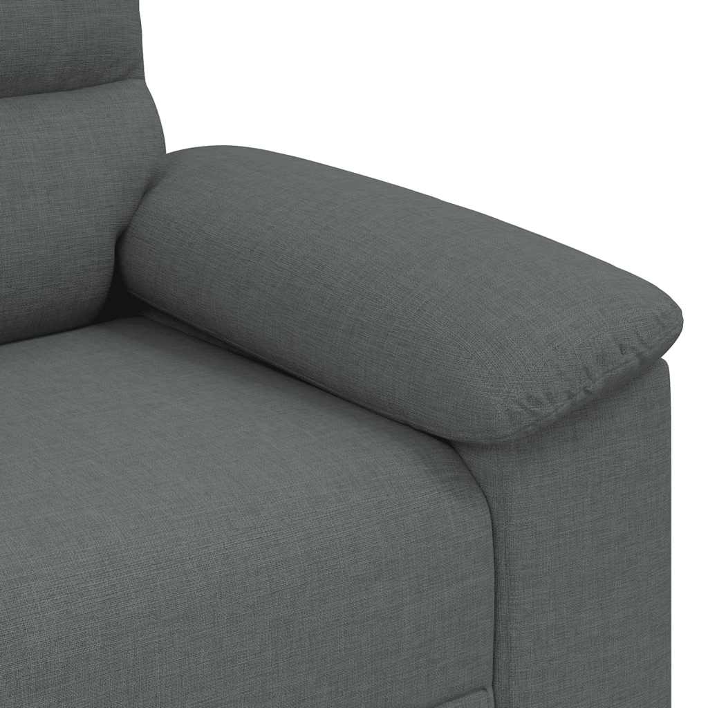 2-zitsbank 140 cm stof donkergrijs