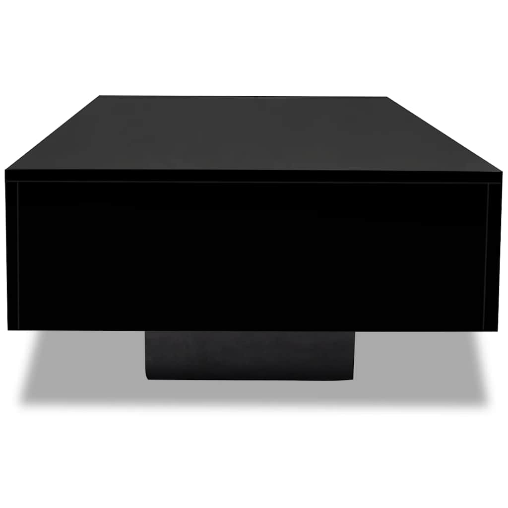 Salontafel hoogglans zwart