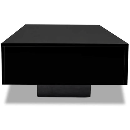 Salontafel hoogglans zwart