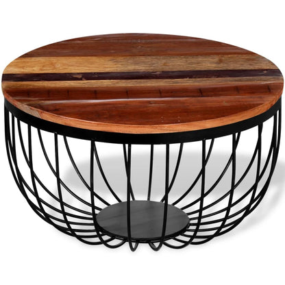 Salontafel massief gerecycled hout