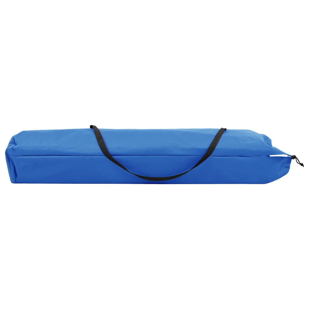 Ligbed 2-persoons inklapbaar staal blauw