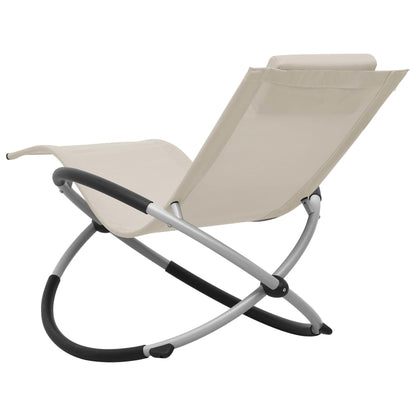 Kinderligbed staal crèmekleurig