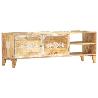 Tv-meubel 120x30x40 cm massief mangohout