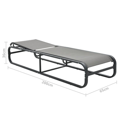 Ligbed aluminium en textileen