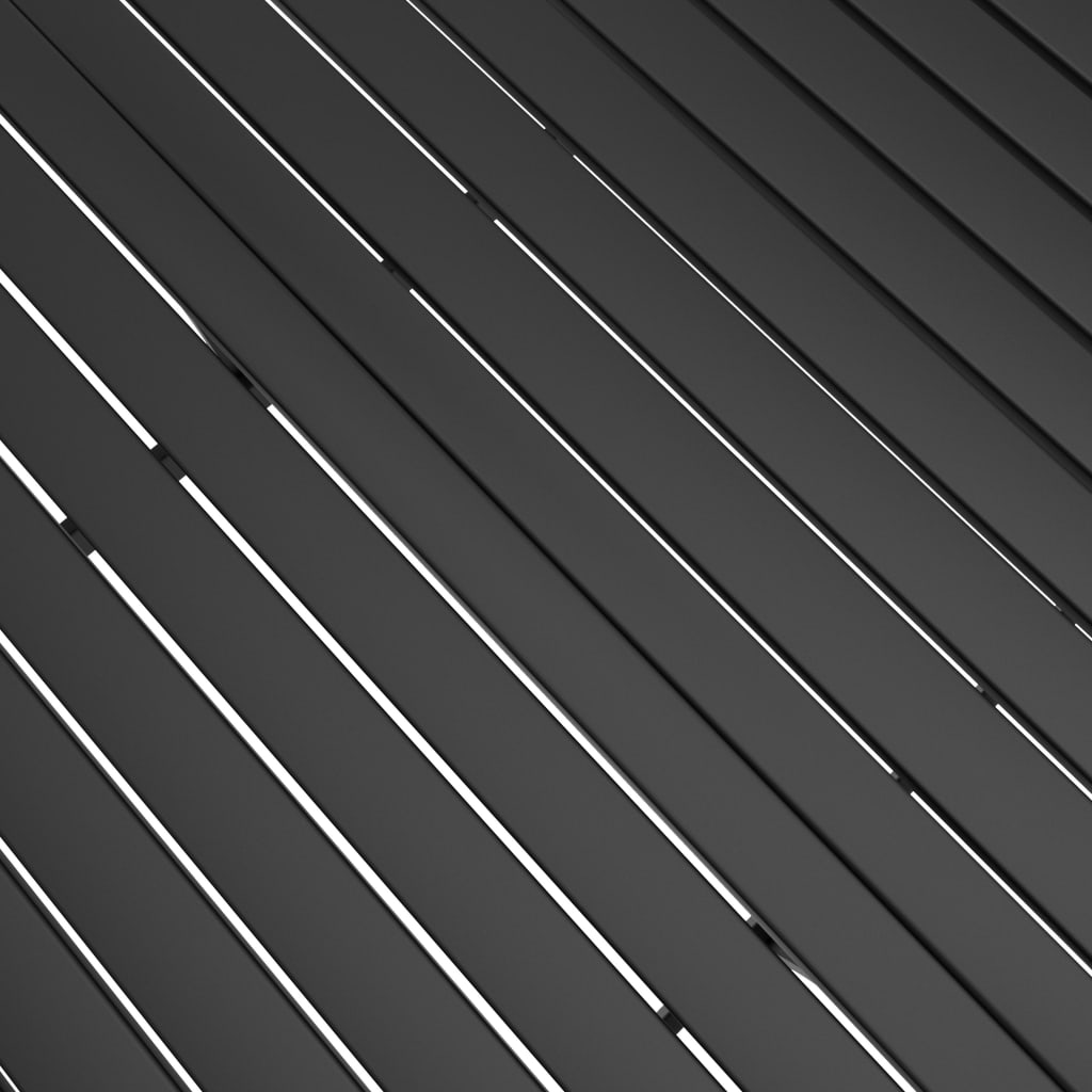 Tuintafel 140x80x72 cm staal antraciet