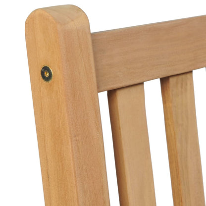Tuinstoelen 4 st massief teakhout