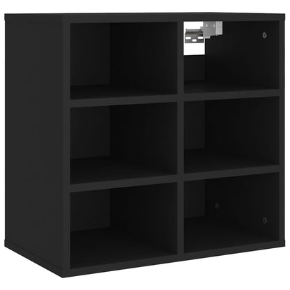 Schoenenkast 52,5x30x50 cm zwart