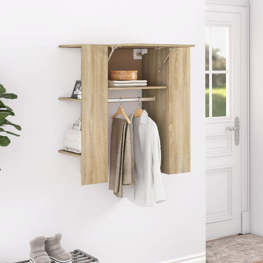 Halmeubel 97,5x37x99 cm bewerkt hout sonoma eikenkleurig
