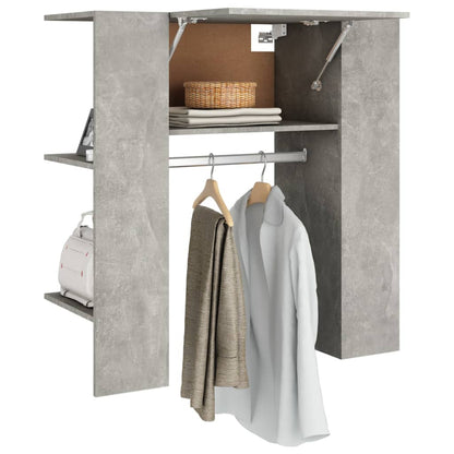Halmeubel 97,5x37x99 cm bewerkt hout betongrijs