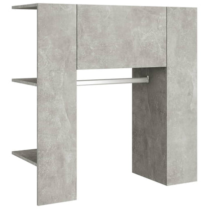 Halmeubel 97,5x37x99 cm bewerkt hout betongrijs