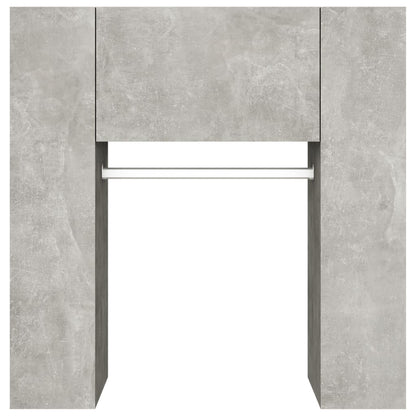 Halmeubel 97,5x37x99 cm bewerkt hout betongrijs