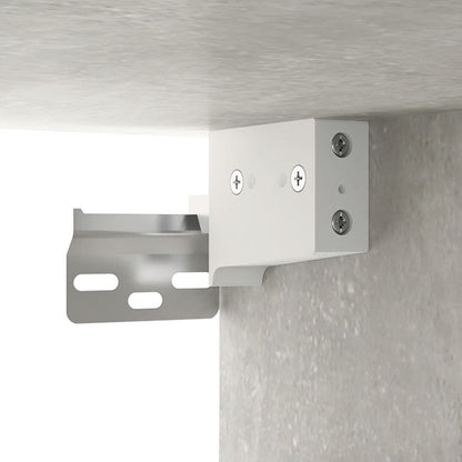 Halmeubel 97,5x37x99 cm bewerkt hout betongrijs
