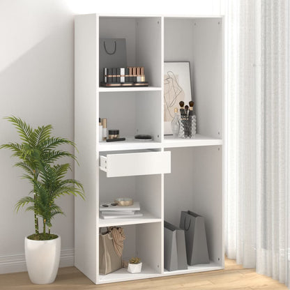 Cosmeticakast 80x40x75 cm bewerkt hout wit