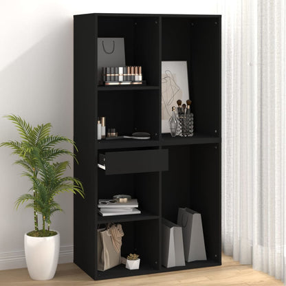 Cosmeticakast 80x40x75 cm bewerkt hout zwart