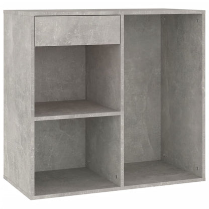 Cosmeticakast 80x40x75 cm bewerkt hout grijs