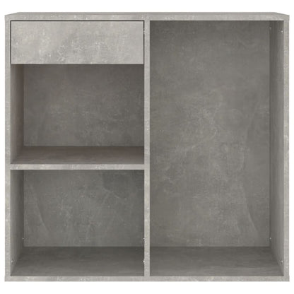Cosmeticakast 80x40x75 cm bewerkt hout grijs