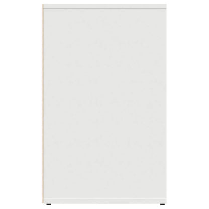 Kledingkast 80x40x65 cm bewerkt hout wit