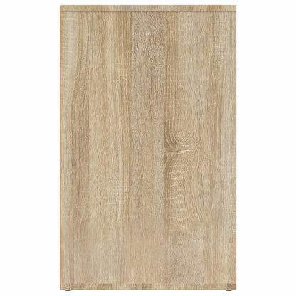Kledingkast 80x40x65 cm bewerkt hout sonoma eikenkleurig
