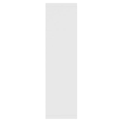 Spiegelkast met LED-verlichting 76x15x55 cm wit