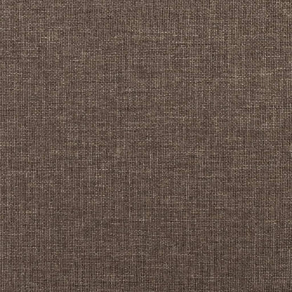 Relaxstoel met voetensteun stof taupe