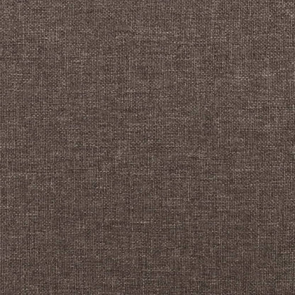 Relaxstoel met voetenbank stof taupe
