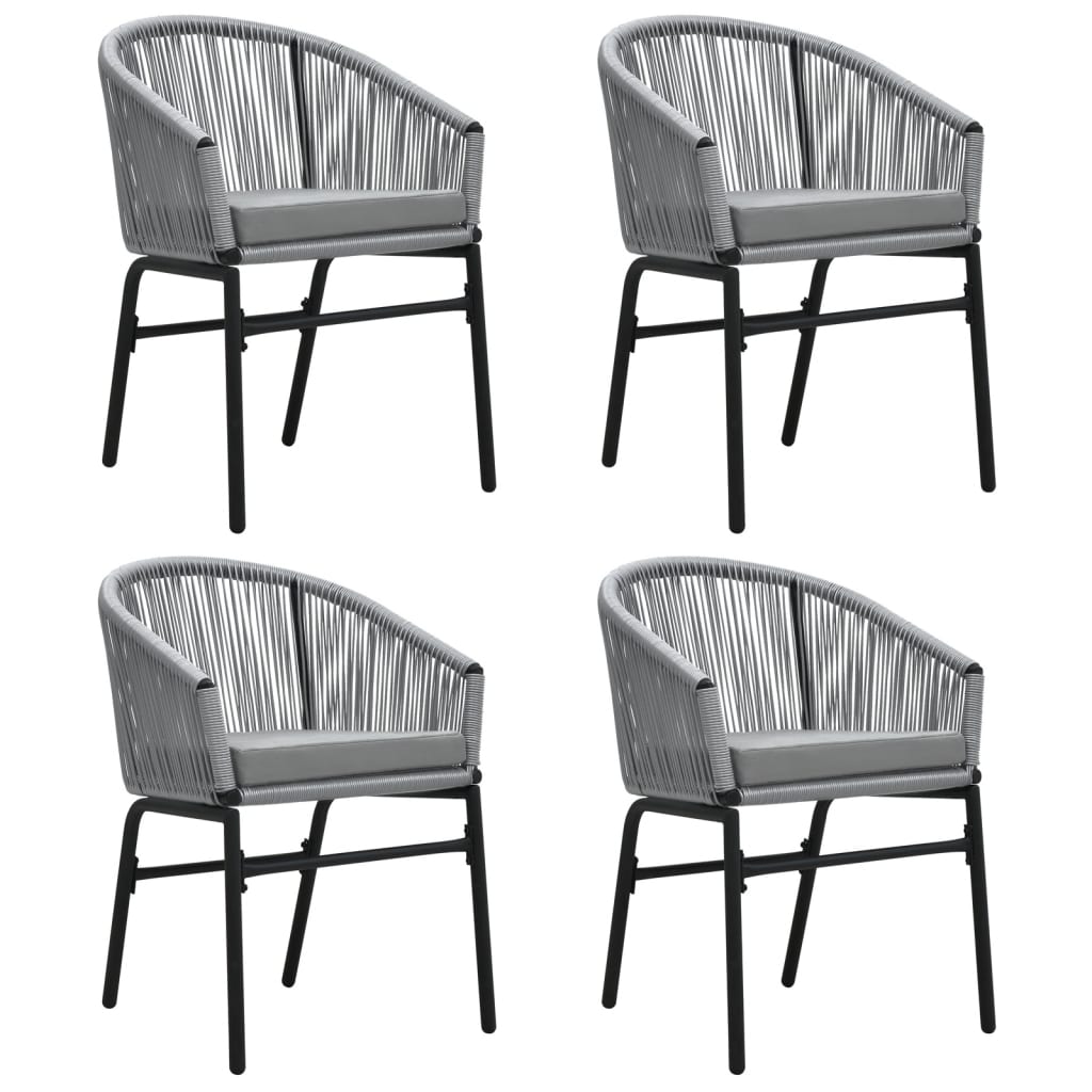 5-delige Tuinset grijs