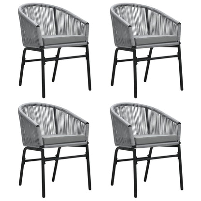 5-delige Tuinset grijs