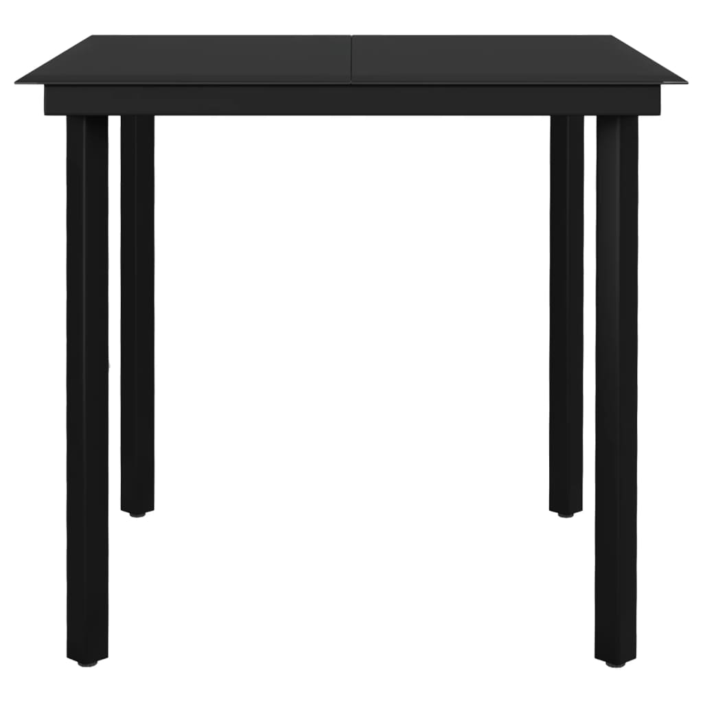 3-delige Tuinset donkergrijs
