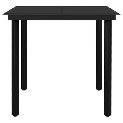 3-delige Tuinset donkergrijs