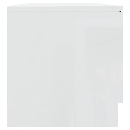 Tv-meubels 2 st 80x35x36,5 cm bewerkt hout hoogglans wit