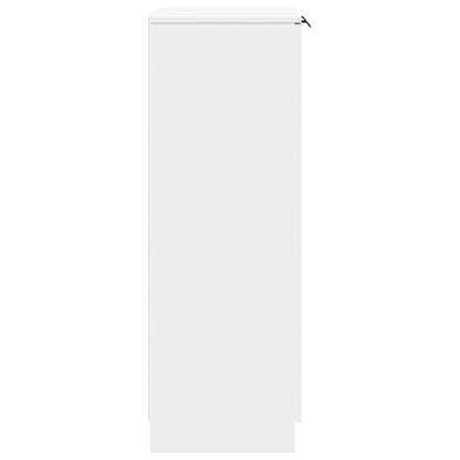 Schoenenkast 59x35x100 cm bewerkt hout wit