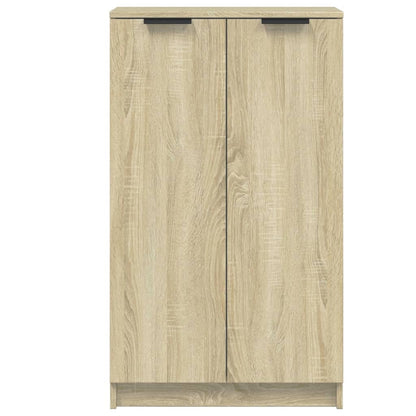 Schoenenkast 59x35x100 cm bewerkt hout sonoma eikenkleurig