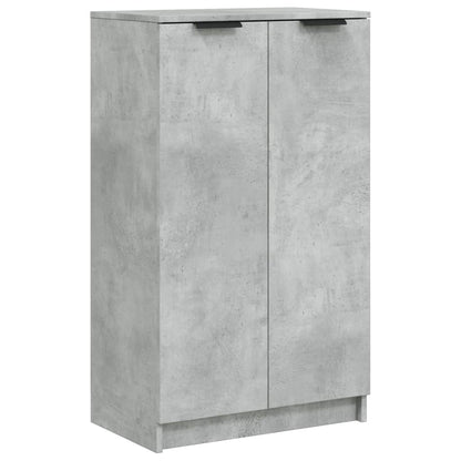 Schoenenkast 59x35x100 cm bewerkt hout betongrijs