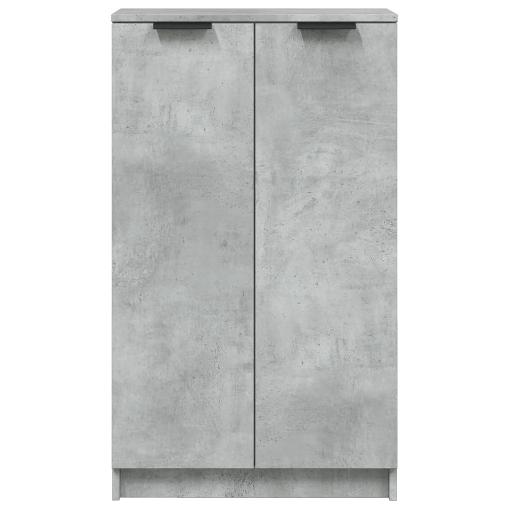 Schoenenkast 59x35x100 cm bewerkt hout betongrijs