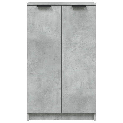 Schoenenkast 59x35x100 cm bewerkt hout betongrijs
