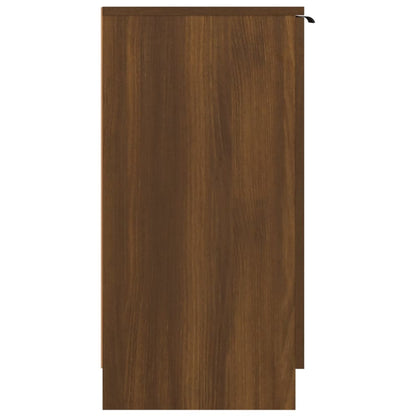 Schoenenkast 59x35x70 cm bewerkt hout bruin eikenkleur