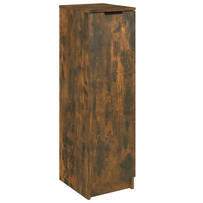 Schoenenkast 30x35x100 cm bewerkt hout gerookt eikenkleurig