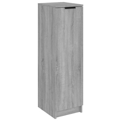 Schoenenkast 30x35x100 cm bewerkt hout grijs sonoma eikenkleur