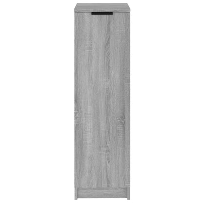 Schoenenkast 30x35x100 cm bewerkt hout grijs sonoma eikenkleur