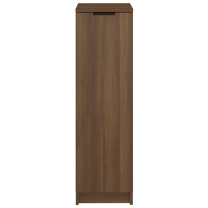 Schoenenkast 30x35x100 cm bewerkt hout bruin eikenkleur