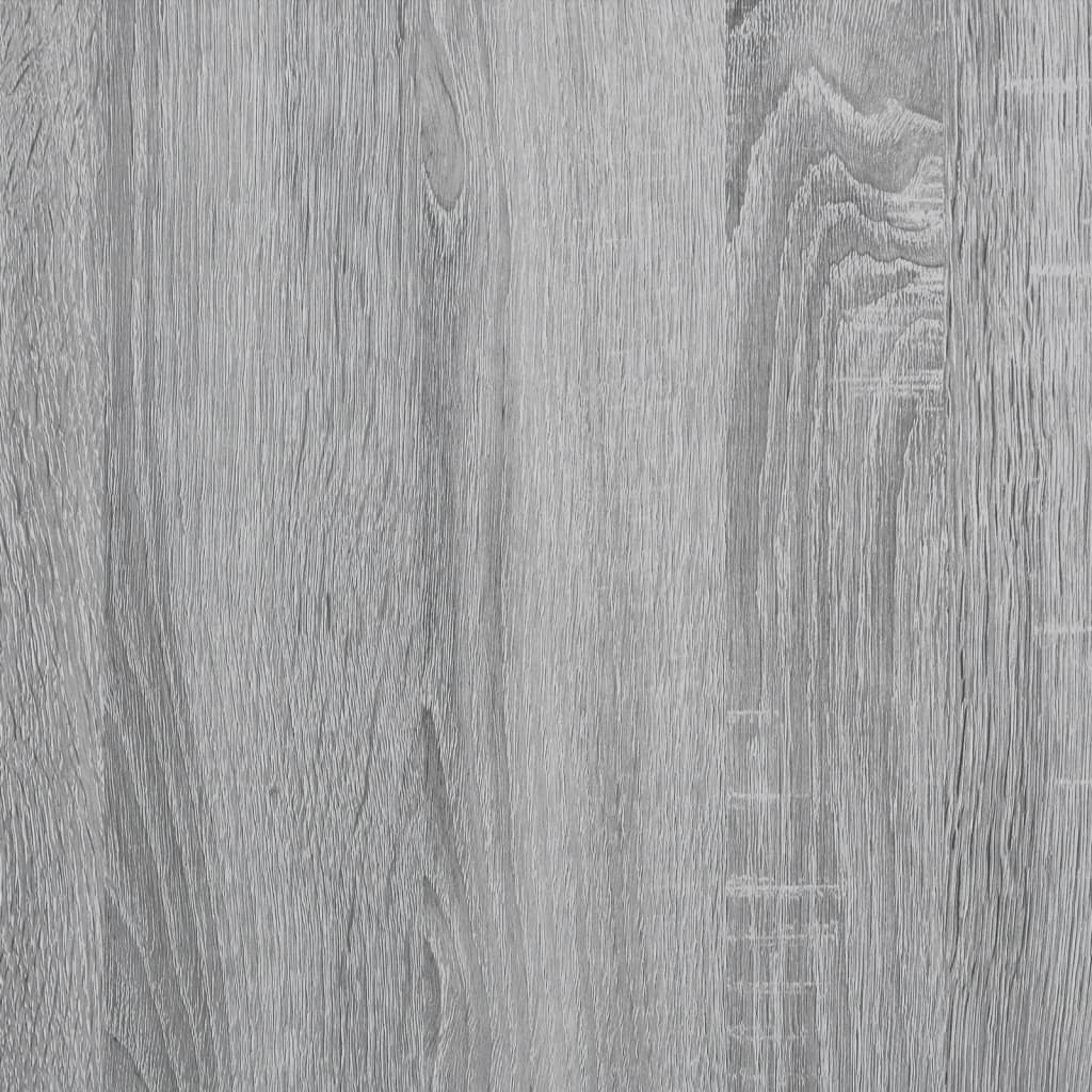 Schoenenkast 59x35x100 cm bewerkt hout grijs sonoma eikenkleur
