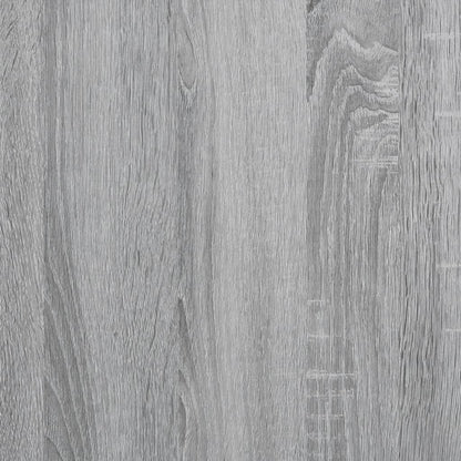 Schoenenkast 59x35x100 cm bewerkt hout grijs sonoma eikenkleur