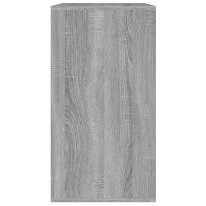 Cosmeticakast 80x40x75 cm bewerkt hout grijs sonoma eikenkleur