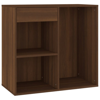 Cosmeticakast 80x40x75 cm bewerkt hout bruin eikenkleur