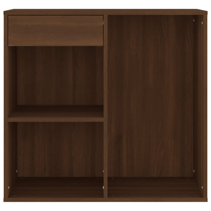 Cosmeticakast 80x40x75 cm bewerkt hout bruin eikenkleur