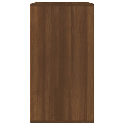 Cosmeticakast 80x40x75 cm bewerkt hout bruin eikenkleur